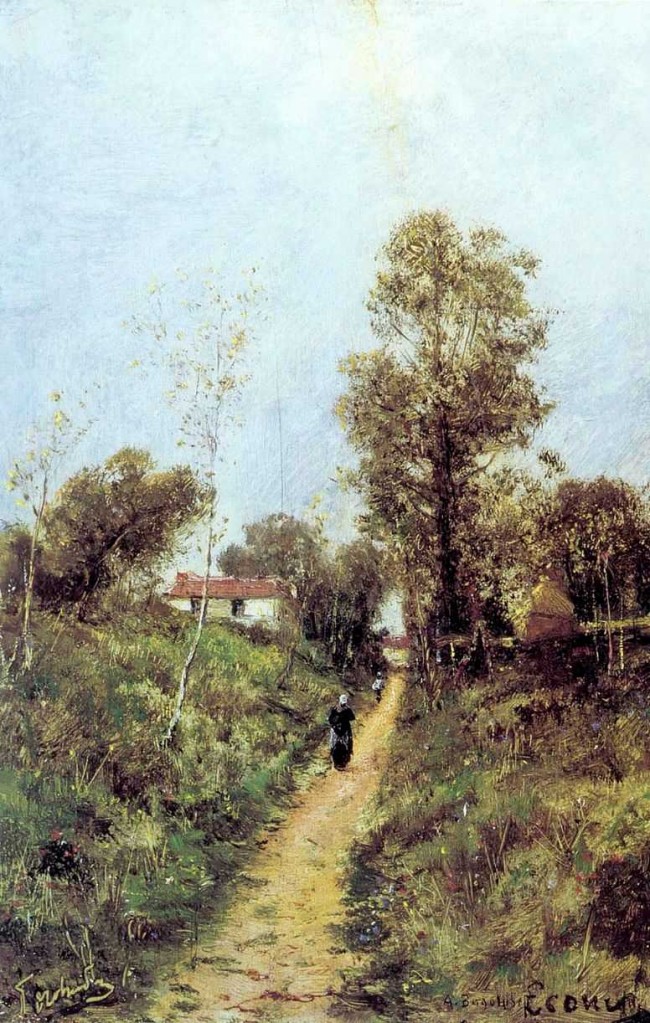 Сочинение по картине: Боголюбов - "Дорожка. Экуэн"